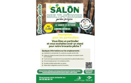SALON MULTI PÊCHE À ANDRÉZIEUX-BOUTHÉON